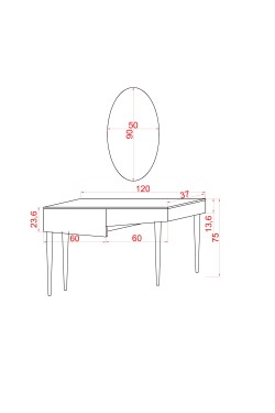 Minimalist Modern Makyaj Masası