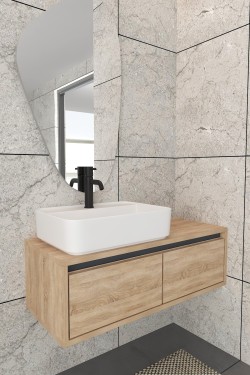 Ecas-4 Modern Banyo Dolabı