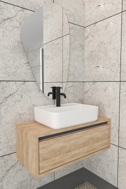 Ecas-5 Modern Banyo Dolabı