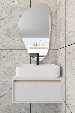 Ecas-6 Modern Banyo Dolabı